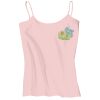 Juniors 1x1 Rib Spaghetti Strap Tank Thumbnail