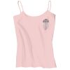 Juniors 1x1 Rib Spaghetti Strap Tank Thumbnail
