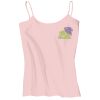 Juniors 1x1 Rib Spaghetti Strap Tank Thumbnail
