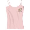 Juniors 1x1 Rib Spaghetti Strap Tank Thumbnail