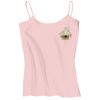 Juniors 1x1 Rib Spaghetti Strap Tank Thumbnail