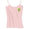 Juniors 1x1 Rib Spaghetti Strap Tank Thumbnail
