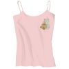 Juniors 1x1 Rib Spaghetti Strap Tank Thumbnail