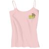 Juniors 1x1 Rib Spaghetti Strap Tank Thumbnail