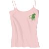 Juniors 1x1 Rib Spaghetti Strap Tank Thumbnail