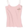 Juniors 1x1 Rib Spaghetti Strap Tank Thumbnail
