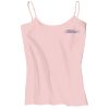 Juniors 1x1 Rib Spaghetti Strap Tank Thumbnail