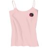 Juniors 1x1 Rib Spaghetti Strap Tank Thumbnail