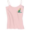 Juniors 1x1 Rib Spaghetti Strap Tank Thumbnail