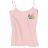 Juniors 1x1 Rib Spaghetti Strap Tank Thumbnail