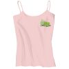 Juniors 1x1 Rib Spaghetti Strap Tank Thumbnail