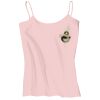 Juniors 1x1 Rib Spaghetti Strap Tank Thumbnail