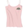 Juniors 1x1 Rib Spaghetti Strap Tank Thumbnail