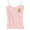 Juniors 1x1 Rib Spaghetti Strap Tank Thumbnail