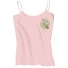 Juniors 1x1 Rib Spaghetti Strap Tank Thumbnail