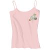 Juniors 1x1 Rib Spaghetti Strap Tank Thumbnail
