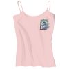 Juniors 1x1 Rib Spaghetti Strap Tank Thumbnail