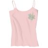 Juniors 1x1 Rib Spaghetti Strap Tank Thumbnail