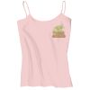 Juniors 1x1 Rib Spaghetti Strap Tank Thumbnail