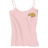 Juniors 1x1 Rib Spaghetti Strap Tank Thumbnail