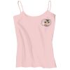 Juniors 1x1 Rib Spaghetti Strap Tank Thumbnail