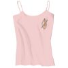 Juniors 1x1 Rib Spaghetti Strap Tank Thumbnail