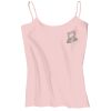 Juniors 1x1 Rib Spaghetti Strap Tank Thumbnail