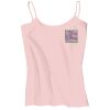 Juniors 1x1 Rib Spaghetti Strap Tank Thumbnail