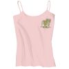 Juniors 1x1 Rib Spaghetti Strap Tank Thumbnail
