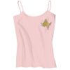Juniors 1x1 Rib Spaghetti Strap Tank Thumbnail