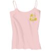 Juniors 1x1 Rib Spaghetti Strap Tank Thumbnail