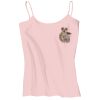 Juniors 1x1 Rib Spaghetti Strap Tank Thumbnail