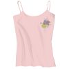 Juniors 1x1 Rib Spaghetti Strap Tank Thumbnail