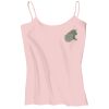 Juniors 1x1 Rib Spaghetti Strap Tank Thumbnail