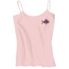 Juniors 1x1 Rib Spaghetti Strap Tank Thumbnail