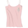 Juniors 1x1 Rib Spaghetti Strap Tank Thumbnail