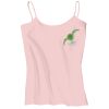 Juniors 1x1 Rib Spaghetti Strap Tank Thumbnail