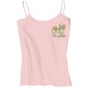Juniors 1x1 Rib Spaghetti Strap Tank Thumbnail
