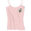 Juniors 1x1 Rib Spaghetti Strap Tank Thumbnail
