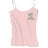 Juniors 1x1 Rib Spaghetti Strap Tank Thumbnail