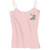 Juniors 1x1 Rib Spaghetti Strap Tank Thumbnail