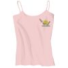 Juniors 1x1 Rib Spaghetti Strap Tank Thumbnail