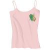 Juniors 1x1 Rib Spaghetti Strap Tank Thumbnail