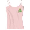 Juniors 1x1 Rib Spaghetti Strap Tank Thumbnail