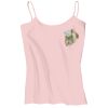 Juniors 1x1 Rib Spaghetti Strap Tank Thumbnail