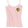 Juniors 1x1 Rib Spaghetti Strap Tank Thumbnail