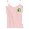 Juniors 1x1 Rib Spaghetti Strap Tank Thumbnail