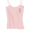 Juniors 1x1 Rib Spaghetti Strap Tank Thumbnail