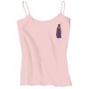 Juniors 1x1 Rib Spaghetti Strap Tank Thumbnail