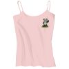 Juniors 1x1 Rib Spaghetti Strap Tank Thumbnail